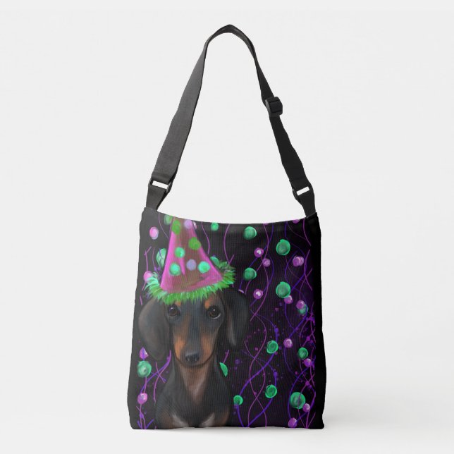 Bolsa Ajustável Dáxie Preto e Marrom (Frente)