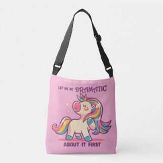Bolsa Ajustável Deixe-me ser o Unicórnio Dramático
