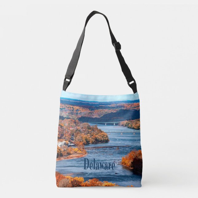 Bolsa Ajustável Delaware River Fall Folaves (Verso)