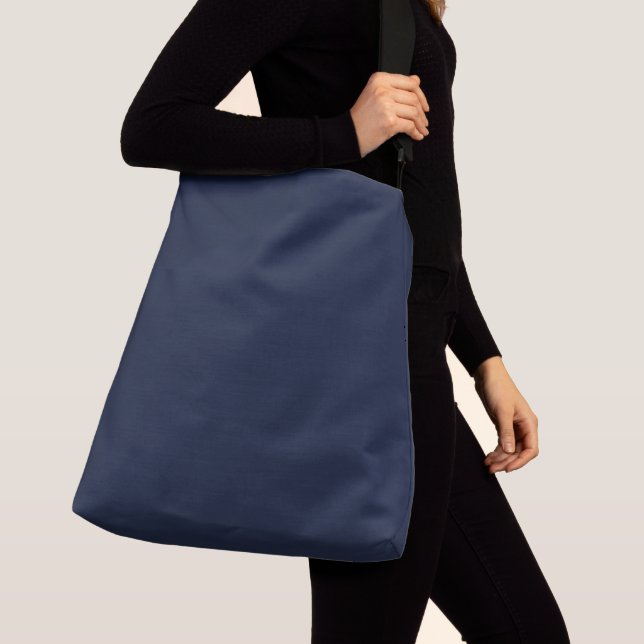 Bolsa Ajustável Denim Cor Sólida Plana (Close Up)