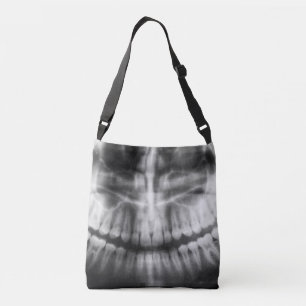 Bolsa Ajustável Dentes de Raio X Sorriem Preto e Branco
