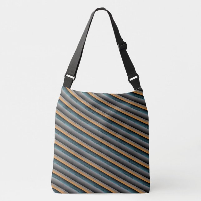 Bolsa Ajustável DESENHAR abstrato MODERN verde-cinza (Frente)