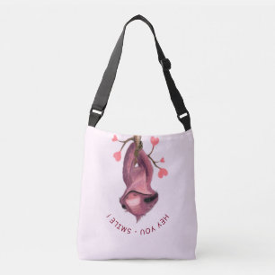 Bolsa Ajustável Desenho de Cartoon Romântico Engraçado com Sorri