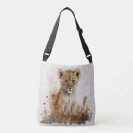 Bolsa Ajustável desenho de safari - desenho de aquarela - rei-leão