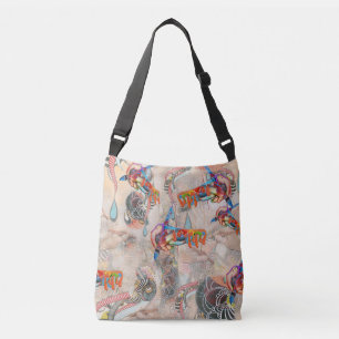 Bolsa Ajustável Desenho mental análogo à arte