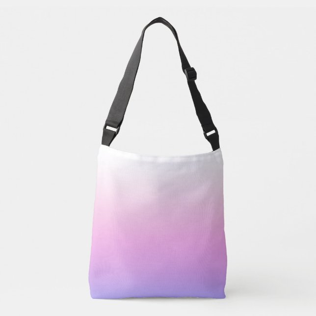 Bolsa Ajustável desenho ombre violeta e rosa (Frente)