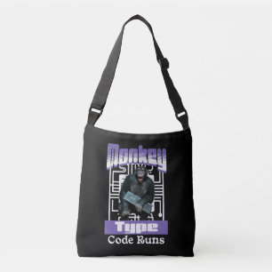 Bolsa Ajustável Desenvolvedor Full-Stack Divertido, Tipo Macaco, C