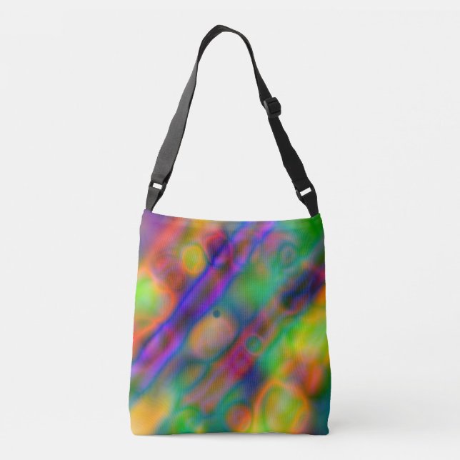 Bolsa Ajustável Design abstrato colorido moderno (Verso)