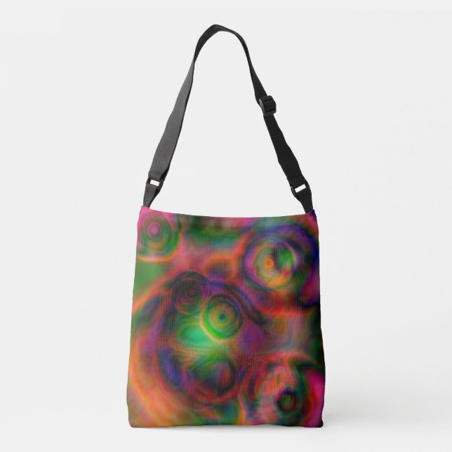 Bolsa Ajustável Design abstrato colorido moderno (Verso)