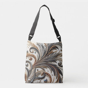 Bolsa Ajustável Design Barroco Glamoroso com Glitter e Pedras Gama