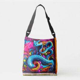 Bolsa Ajustável design cobra de estilo grafite do