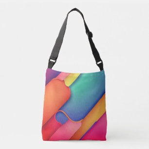 Bolsa Ajustável Design de arte moderna dobra de cor