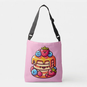 Bolsa Ajustável Design de Comida de café da manhã de Kawaii Pancak