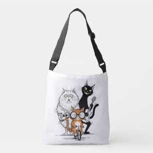 Bolsa Ajustável Design de desenho animado Cat Bag