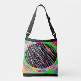 Bolsa Ajustável Design de estilo artístico colorido doce no fundo