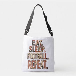 Bolsa Ajustável Design de fã de futebol retrô Gráfico de futebol