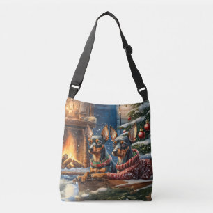 Bolsa Ajustável Design de Férias Mini Pinschers por Rich AMeN Gill