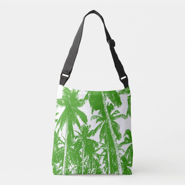 Bolsa Ajustável Design de Palmeiras Gráficas (Frente)
