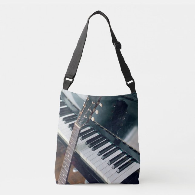 Bolsa Ajustável Design de Piano bonito (Frente)