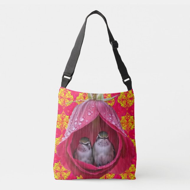 Bolsa Ajustável Design Digital Cross Body Bag Medium All-Over-Prin (Frente)