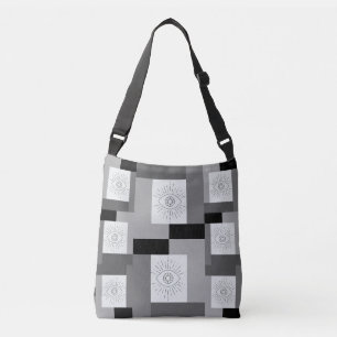 Bolsa Ajustável design mau, preto, branco e Cinza