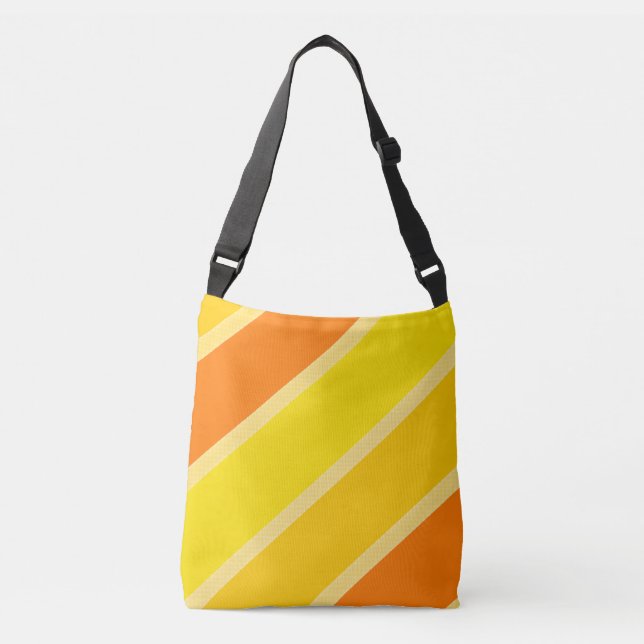 Bolsa Ajustável Design radiante amarelo vibrante (Frente)
