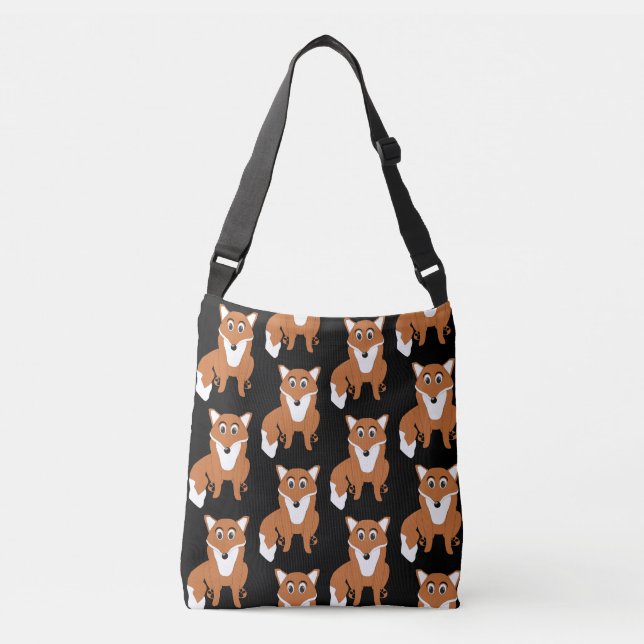 Bolsa Ajustável Designo de Raposa (Frente)
