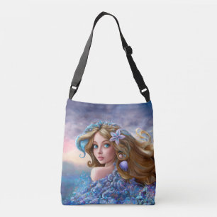 Bolsa Ajustável Deusa do Mar das Sereias Ninfa Siren Arte Submarin