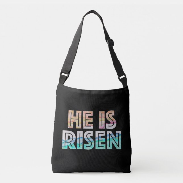 Bolsa Ajustável Dia da páscoa - Ele é Risen (Frente)
