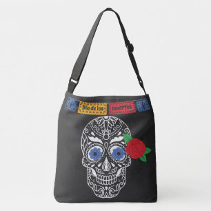 Bolsa Ajustável Dia De Los Muertos Caveira de Açúcar