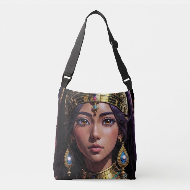 Bolsa Ajustável Dolls Virtuais ( Egípcio - Princesa): (Frente)