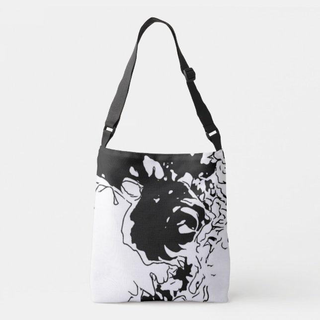 Bolsa Ajustável Doodle de Flor (Verso)