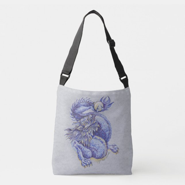 Bolsa Ajustável Dragão Azul (Frente)
