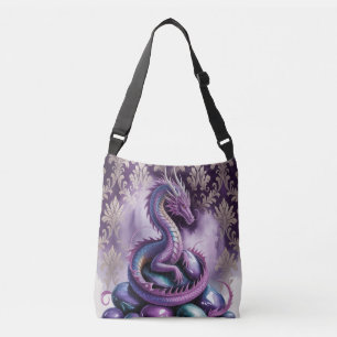 Bolsa Ajustável Dragão Gótico Místico Roxo
