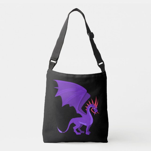 Bolsa Ajustável Dragão roxo (Frente)