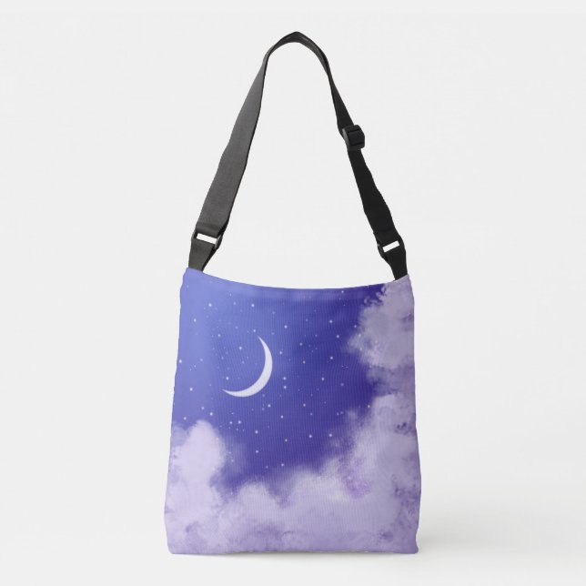 Bolsa Ajustável DreamNight Sky com Moon Crescente (Frente)