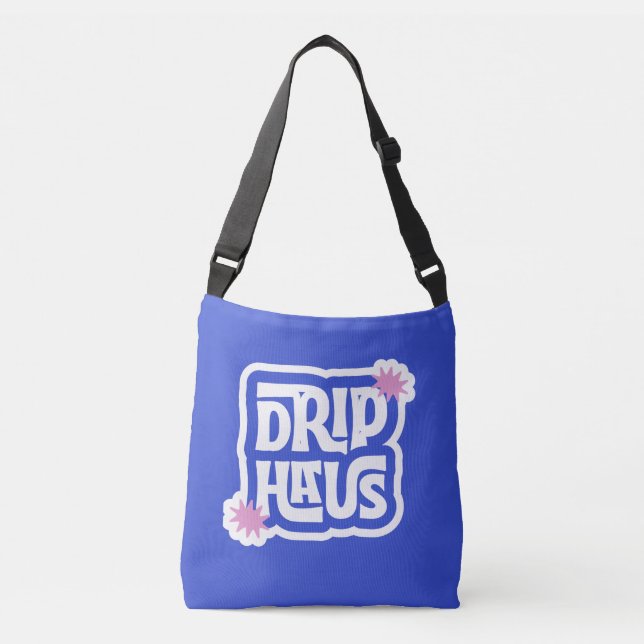 Bolsa Ajustável Drip Haus – Logotipo Retro Divertido (Frente)