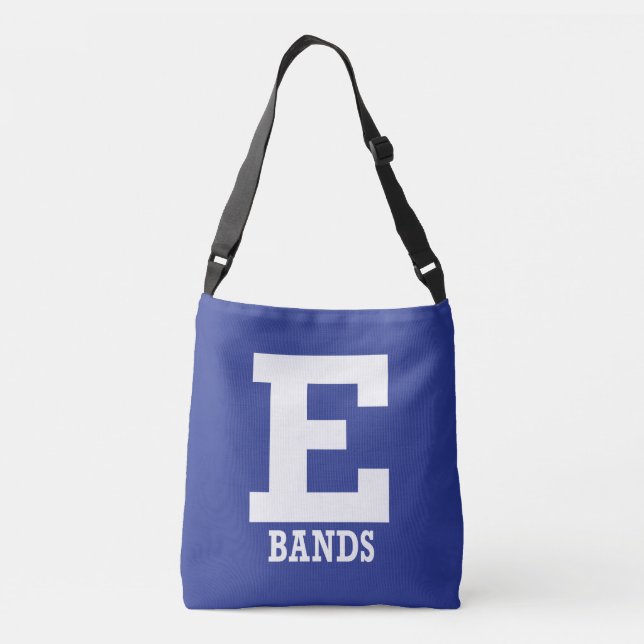 Bolsa Ajustável E-Banda Blue Crossbody Bag (Verso)