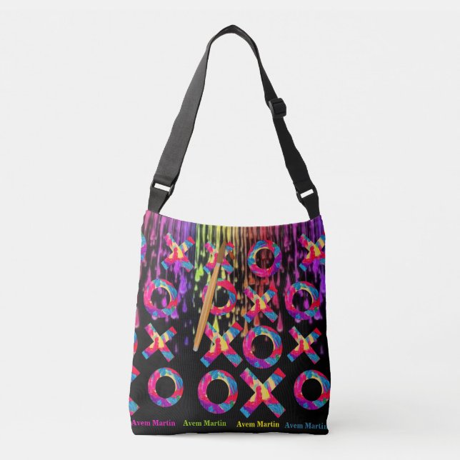 Bolsa Ajustável Edição fresca da pintura de XOXO (Frente)
