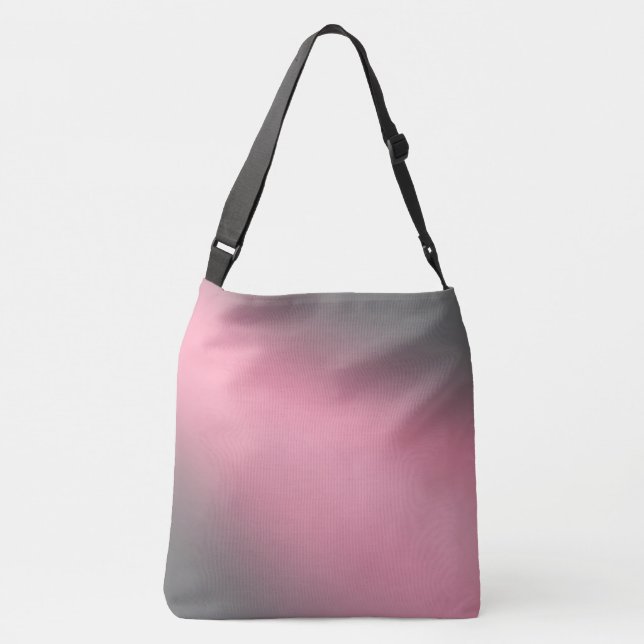 Bolsa Ajustável Efeito fotovoltaico rosa e cinza (Verso)