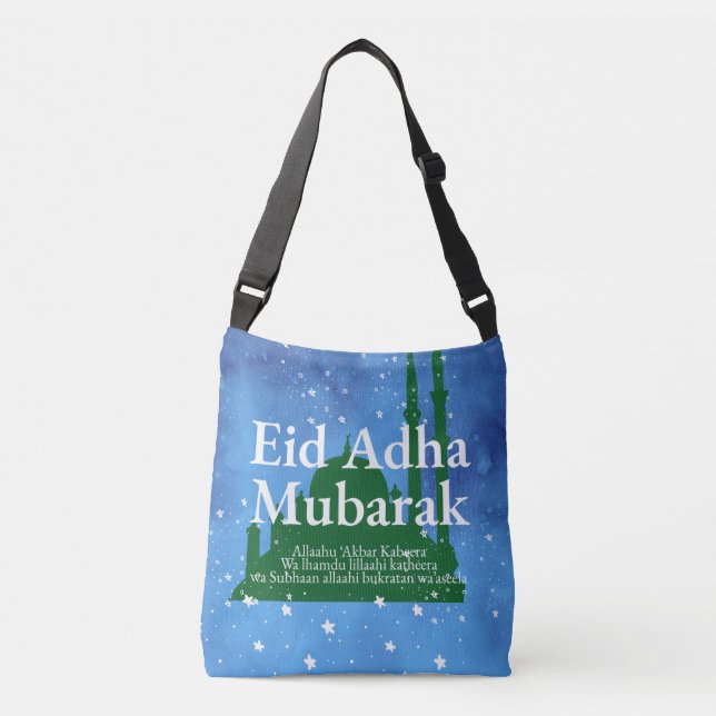 Bolsa Ajustável Eid Al-adha Mubarak (Frente)