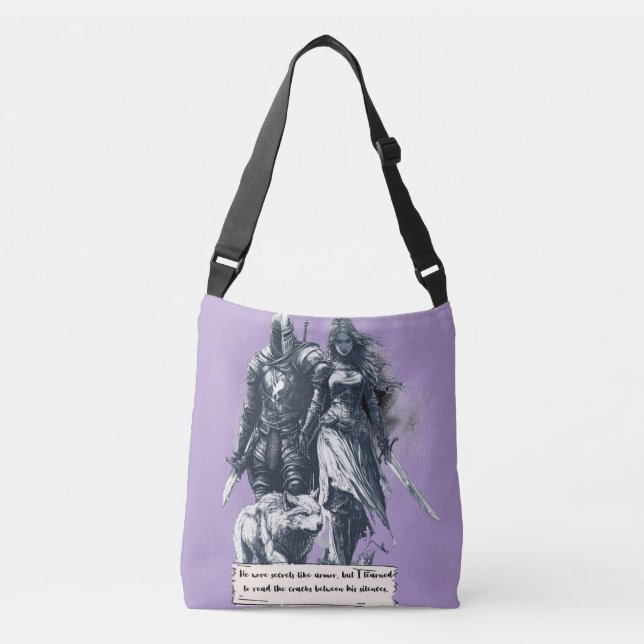 Bolsa Ajustável Ele veste seus segredos como armadura (Frente)