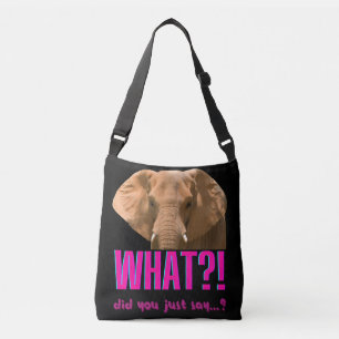 Bolsa Ajustável Elefante, O Que Acabou De Dizer?