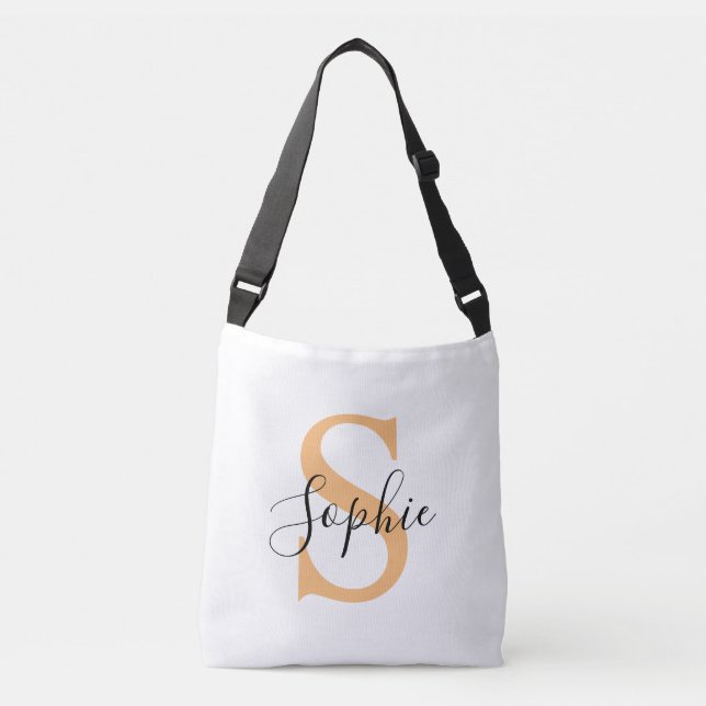 Bolsa Ajustável Elegant Script Custom Name Personalized Gift (Frente)