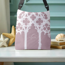 Elegante Tipografia Arco Gótico Minimalista Rosa