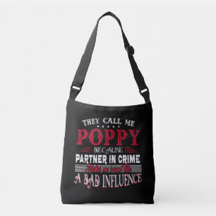 Bolsa Ajustável Eles Me Chamam De Poppy Porque Parceiro Em Crime F