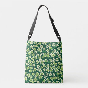 Bolsa Ajustável Emerald Shamrock Tapeçaria com o Verde Escuro