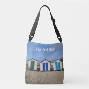 Bolsa Ajustável Encalhe a foto inglesa do beira-mar da areia dos