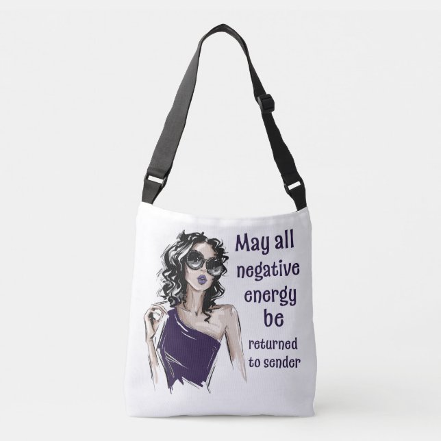 Bolsa Ajustável Energia negativa deve ser devolvida ao remetente (Frente)