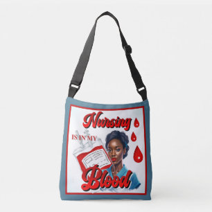 Bolsa Ajustável Enfermeira bonita Pinup está no meu sangue
